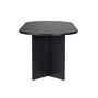 Hanah Home Sabella Mesa de Comedor extensible 200x90 cm color Madera Negra en melamina
